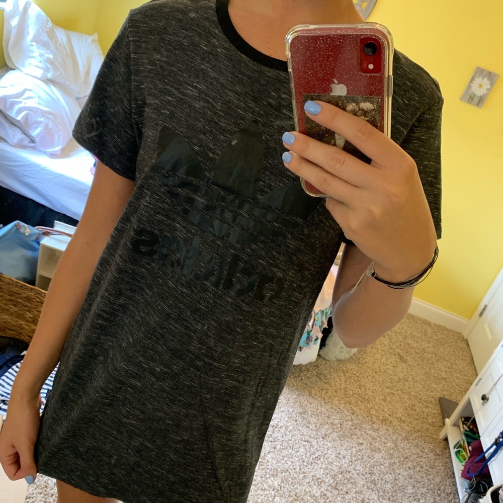 Grey Adidas T-shirt dress